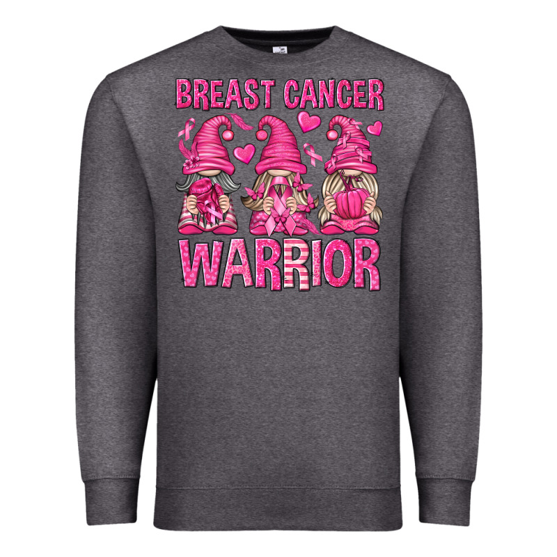 Breast Cancer Warrior Gnomes Premium Sweatshirt by texasbilliewilder | Teevron