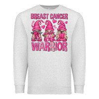 Oatmeal Heather Breast Cancer Warrior Gnomes Premium Sweatshirt - texasbilliewilder