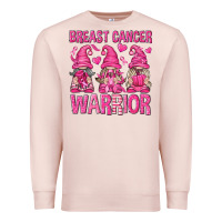 Pale Pink Breast Cancer Warrior Gnomes Premium Sweatshirt - texasbilliewilder