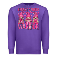 Purple Breast Cancer Warrior Gnomes Premium Sweatshirt - texasbilliewilder