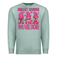 Seafoam Breast Cancer Warrior Gnomes Premium Sweatshirt - texasbilliewilder