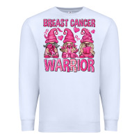 White Breast Cancer Warrior Gnomes Premium Sweatshirt - texasbilliewilder