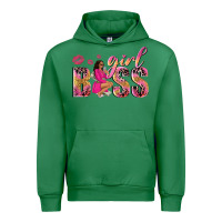 Emerald girl boss afro black woman Urban Hoodie - NancyCooperArtShop