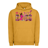 Pigment Peanut Butter girl boss afro black woman Urban Hoodie - NancyCooperArtShop