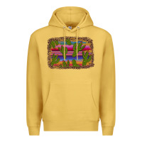 Antique Gold cinco de mayo leopard frame Premium Hoodie - Artiststas