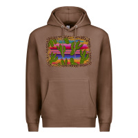 Chestnut cinco de mayo leopard frame Premium Hoodie - Artiststas