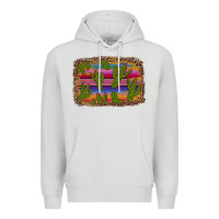 Dove Grey cinco de mayo leopard frame Premium Hoodie - Artiststas