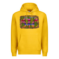 Lemon cinco de mayo leopard frame Premium Hoodie - Artiststas
