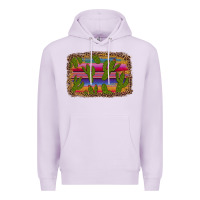 Lilac cinco de mayo leopard frame Premium Hoodie - Artiststas