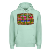Seafoam cinco de mayo leopard frame Premium Hoodie - Artiststas