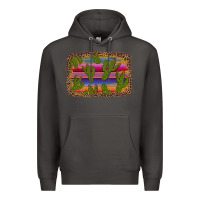 Smoke cinco de mayo leopard frame Premium Hoodie - Artiststas