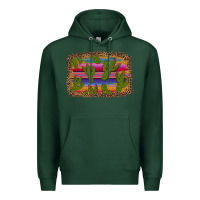 Sports Green cinco de mayo leopard frame Premium Hoodie - Artiststas