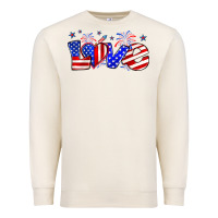 Sandshell love 4th of july Premium Sweatshirt - Zillion Design Studio