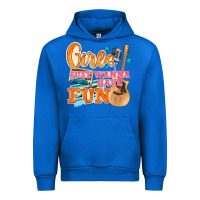 Cobalt girls just wanna have fun Urban Hoodie - NancyCooperArtShop