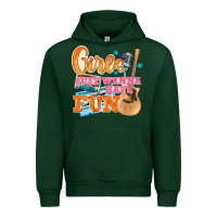 Forest Green girls just wanna have fun Urban Hoodie - NancyCooperArtShop