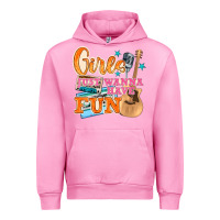 Fuchsia Pink girls just wanna have fun Urban Hoodie - NancyCooperArtShop