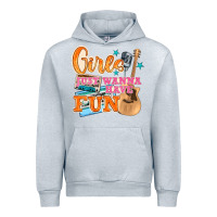 Heather Grey girls just wanna have fun Urban Hoodie - NancyCooperArtShop