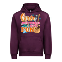 Mauve Wine girls just wanna have fun Urban Hoodie - NancyCooperArtShop