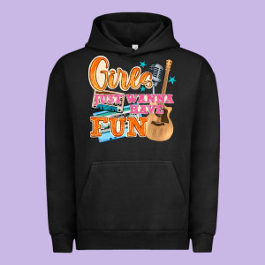Girls Just Wanna Have Fun Urban Hoodie Designed By Nancycooperartshop