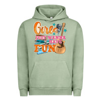 Pigment Oil Green girls just wanna have fun Urban Hoodie - NancyCooperArtShop