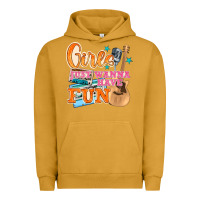 Pigment Peanut Butter girls just wanna have fun Urban Hoodie - NancyCooperArtShop