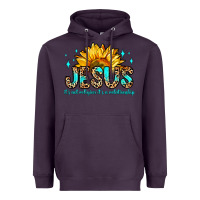 Plum jesus it s not religion it s a relationship Heavyweight Hoodie - Zillion Design Studio