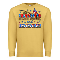 Antique Gold honor and remember Premium Sweatshirt - Zillion Design Studio