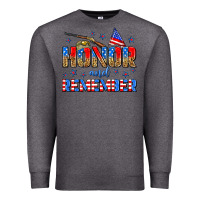 Charcoal Heather honor and remember Premium Sweatshirt - Zillion Design Studio