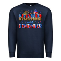 Navy honor and remember Premium Sweatshirt - Zillion Design Studio