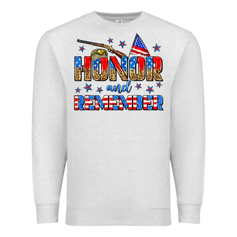 Honor And Remember Premium Sweatshirt by Zillion Design Studio | Teevron