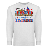 Oatmeal Heather honor and remember Premium Sweatshirt - Zillion Design Studio