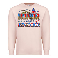Pale Pink honor and remember Premium Sweatshirt - Zillion Design Studio