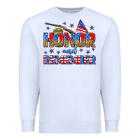 White honor and remember Premium Sweatshirt - Zillion Design Studio