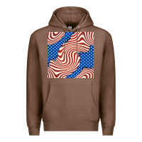 Chestnut american flag seamless pattern Premium Hoodie - BundleAndBundleShop