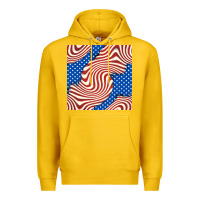 Lemon american flag seamless pattern Premium Hoodie - BundleAndBundleShop