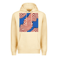 Pina Colada american flag seamless pattern Premium Hoodie - BundleAndBundleShop