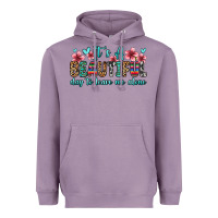 Lavender it s a beautiful day to leave me alone Heavyweight Hoodie - Zillion Design Studio