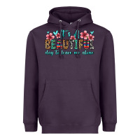 Plum it s a beautiful day to leave me alone Heavyweight Hoodie - Zillion Design Studio