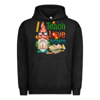 Pigment Black gnome teach love inspire Urban Hoodie - NancyCooperArtShop