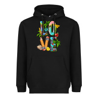Black summer love teacher Heavyweight Hoodie - texasbilliewilder