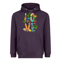 Plum summer love teacher Heavyweight Hoodie - texasbilliewilder
