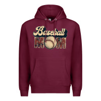 Burgundy baseball mom Premium Hoodie - JahusDesignShop