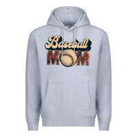 Heather Grey baseball mom Premium Hoodie - JahusDesignShop