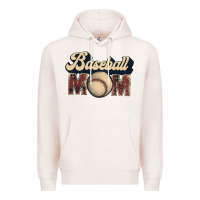 Pale Pink baseball mom Premium Hoodie - JahusDesignShop