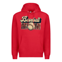 Red baseball mom Premium Hoodie - JahusDesignShop
