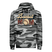 Slate Camo baseball mom Premium Hoodie - JahusDesignShop