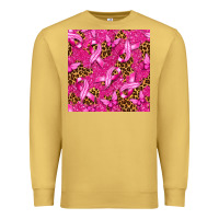 Breast Cancer With Ribbon And Butterfly Premium Sweatshirt | Teevron
