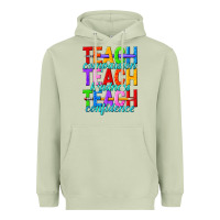 Matcha teach compassion teach kindness teach confidence Heavyweight Hoodie - texasbilliewilder