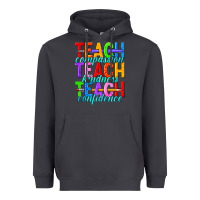 Smoke teach compassion teach kindness teach confidence Heavyweight Hoodie - texasbilliewilder