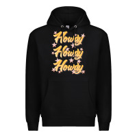 Black howdy howdy howdy Premium Hoodie - JahusDesignShop